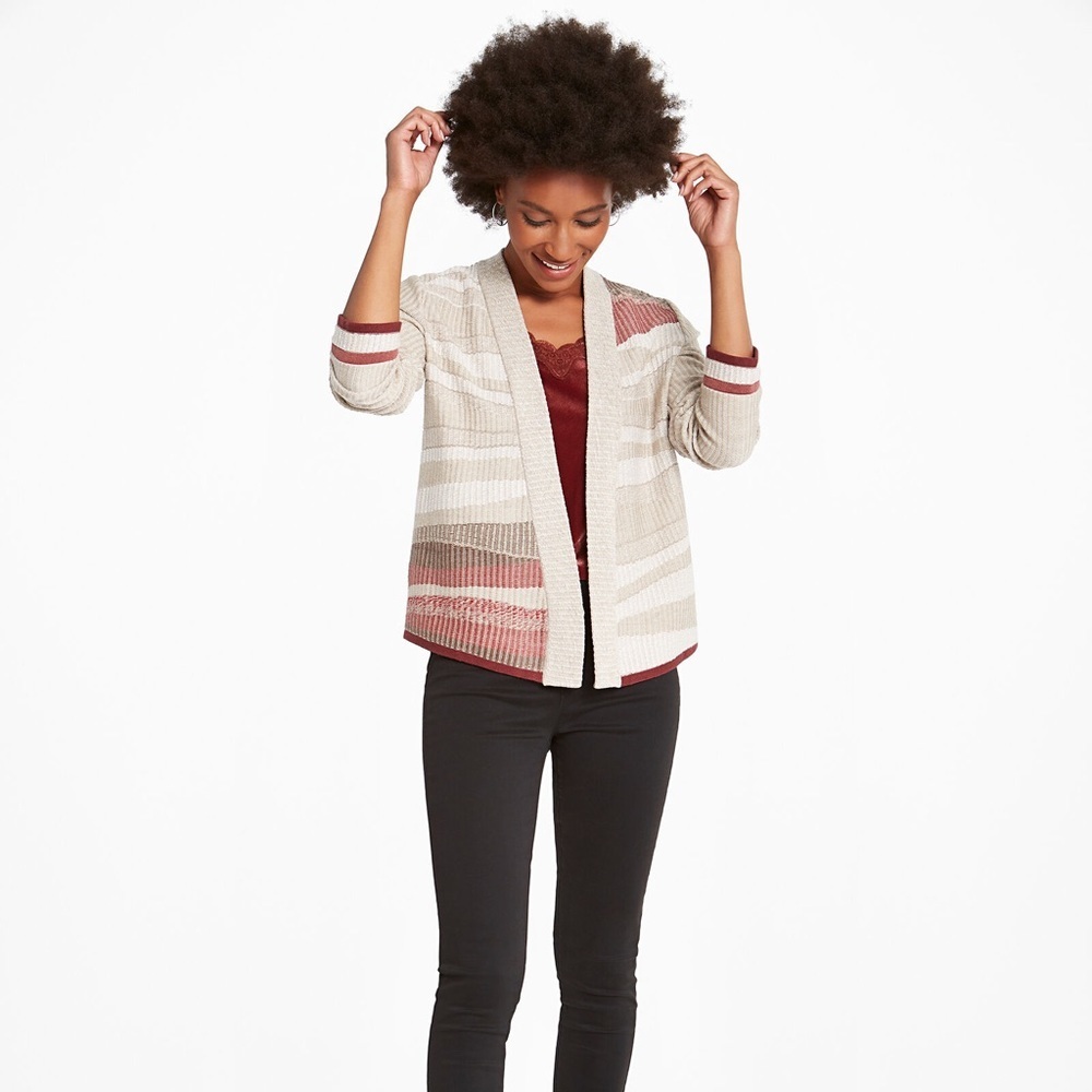 Nic + Zoe Fall Air Neutral Cardigan PP 0P 2P